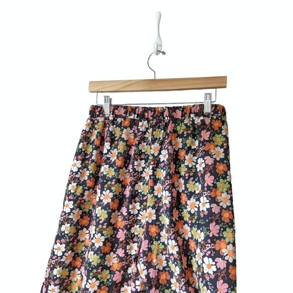Traffic People High Waist Floral Margot Wide Leg Trousers women's sz S - Picture 7 of 14